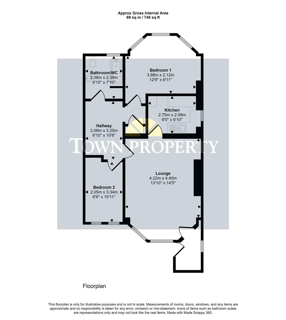 Property Details for Upperton Gardens Eastbourne BN21 2AF Town
